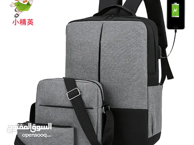 شنط ظهر تلتبس ولادي وبناتي مكونه من 3قطع بضاعه فخمه حقائب جامعيه ومدرسيه وللمعاهد والخرجات