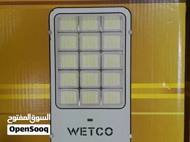 تخفيض50% اضاءة  خارجية بالطاقة الشمشية للشوارع والبيوت والاسوار والاستراحات والمخيمات