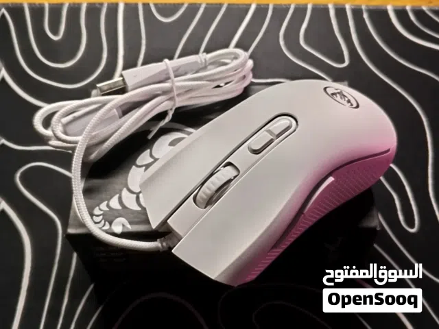 ماوس قيمنق ابيض غير مستخدم