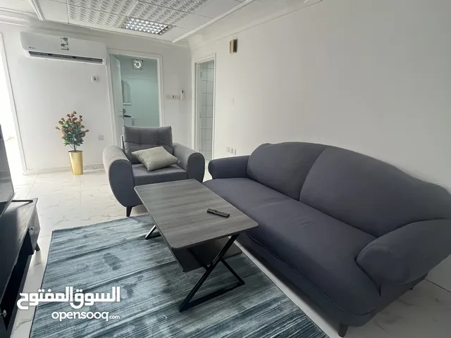 شقة مفروشة غرفة وصالة للإيجار شهري حي الروضة 1BHK Apt Monthly Pay