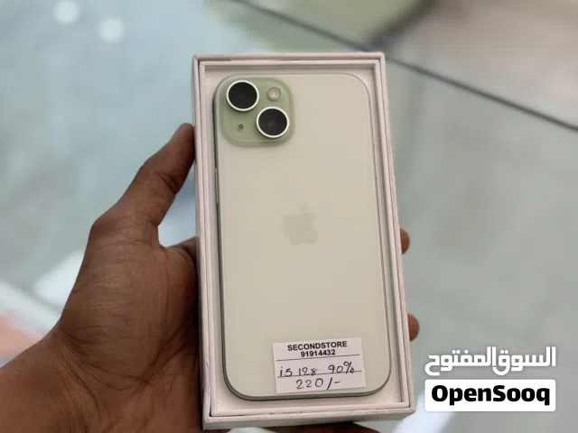 Used Green iPhone 15 with 128GB Storage - Excellent Condition