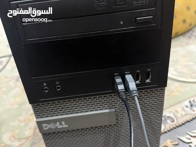 كمبيوتر ديل مكتبي 9020 مطور مع gtx 1650 للألعاب مع السلك والشاشة هام شوف الوصف