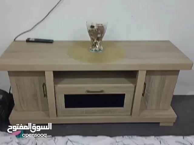 Low wooden tv table