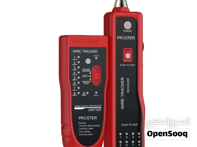 MJ-868 RJ45 RJ11 Wire Tracker Tester جهاز فحص وتتبع أسلاك الشبكة والهاتف