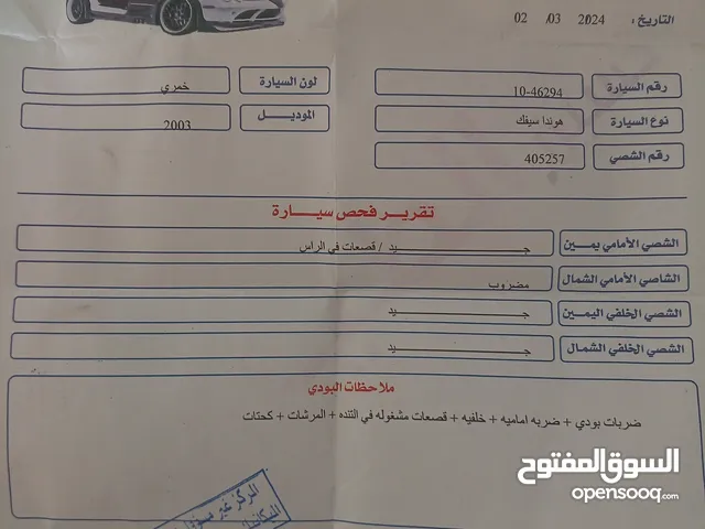 هوندا سيفك