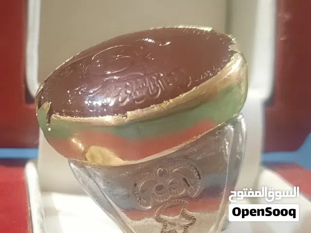 خواتم فضه احجار كريمه