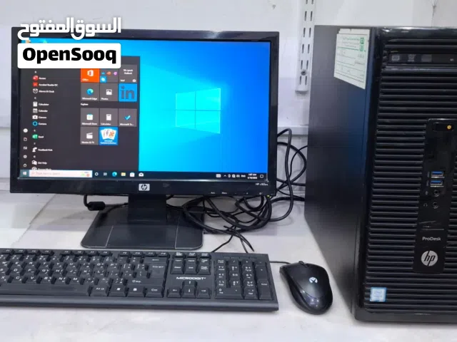 HP ProDesk Core i5 6th Generation Computer Set 19" Monitor 8GB RAM + 500GB HDD Ready OS 10 Ready