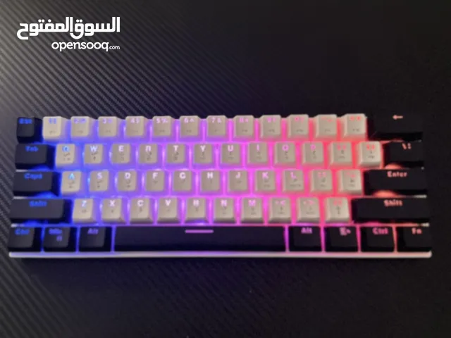 كيبورد ديفو ابيض لاسلكي و سلكي - Devo Keyboard white wireless