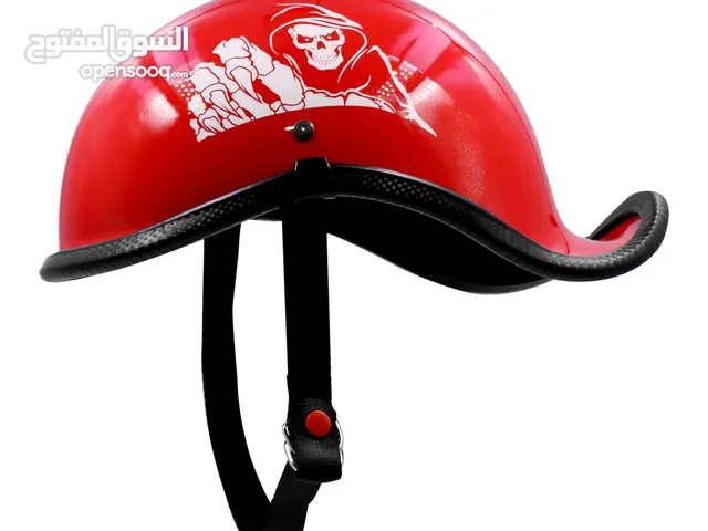 Half Face Scooter/Motorbike Helmet - Red Color AK