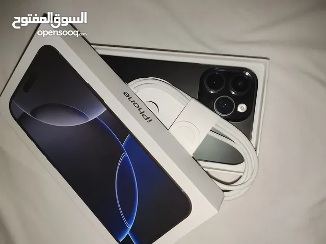 iPhone 16 pro max copy 1 مستعمل جديد مع الكرتونة والشاحن مع الكفرNew used with box and charger