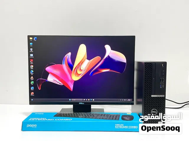 Dell Optiplex 7080 i5 10th Gen Ram 16GB SSD 512GB Windows 11 Moniter 24" FHD Borderless