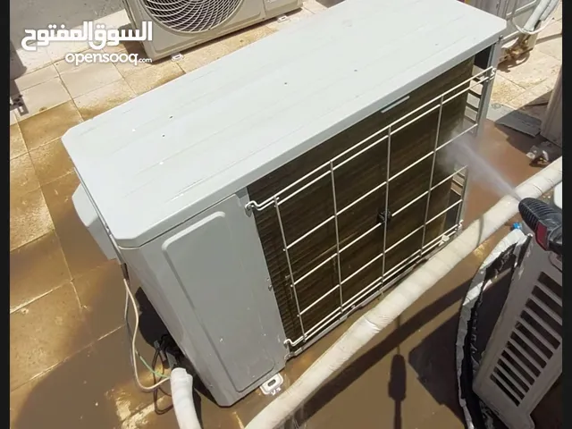 غسيل وتنظيف المكيفات داخل وخارج بمكينة البريشر ضغط عالي وحل مشكلة تقطير المياه داخل الغرفة