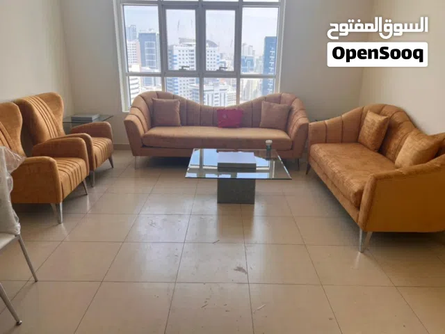 طقم كنب شبه جديد لم يستعمل كثير للبيع