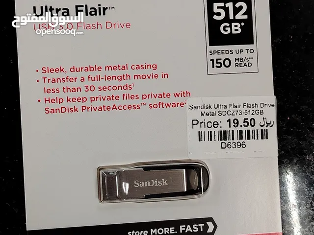 Sandisk Ultra Flair Flash Drive Metal 512GB