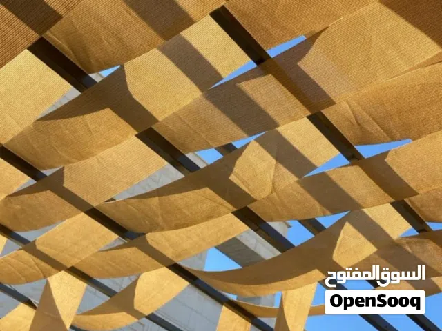 متوفر مظليات و اشرعه و سواتر قماش كوري مع حديد و كفاله 10 سنوات بسعر مغري
