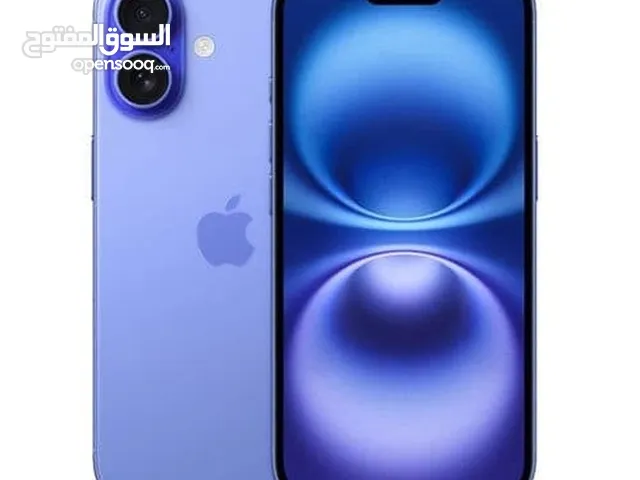 ايفون 16 لون ازرق جديد مسكر بالكرتونه ( قابل للبدل على 14 برو )