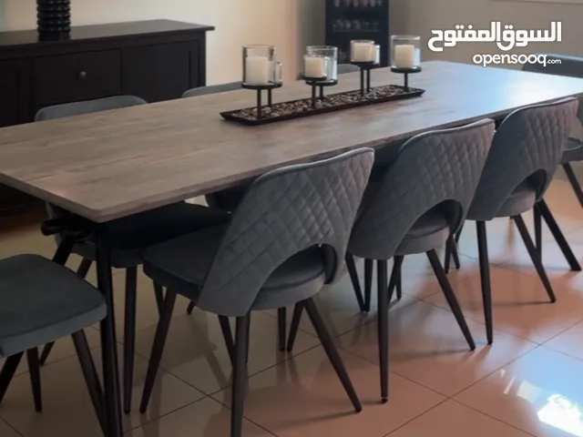 طاولة سفرة مودرن – مقاس كبير 240×90 سم – بدون كراسي