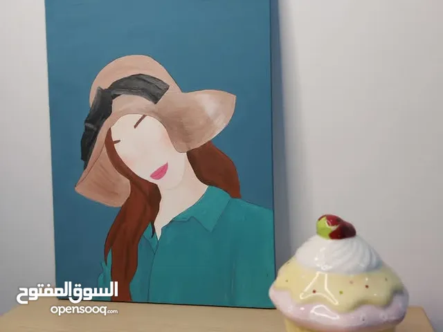 لوحات فنية مرسومة يدويا