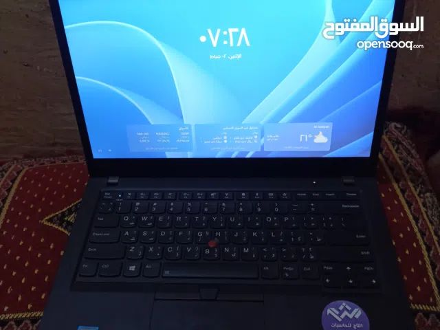 لابتوب Lenovo ThinkPad T490 – نظيف جداً – معالج i5 جيل ثامن – ويندوز 11 الأصلي