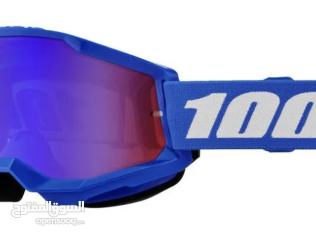 100% STRATA 2 Goggles - Offroad MX MTB Moto - MIRROR LENS