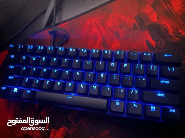 Razer huntsman mini purple key 60% keyboard comes with box barely used