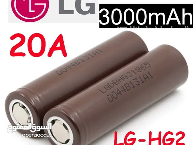 بطاريات 3.7 فولت LG الأصلية 3.7Volt Batteries (بطاريتين مع بعض)