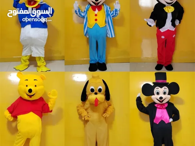 مختصون بلباس الشخصيات الكرتونية للحفلات و الافتتاحات