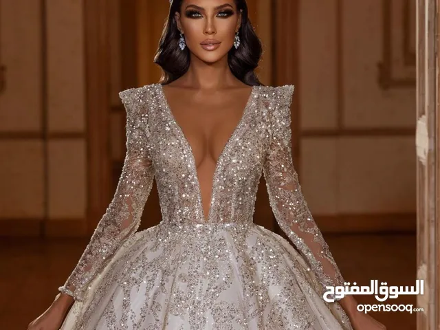 فستان عروس برونز للبيع