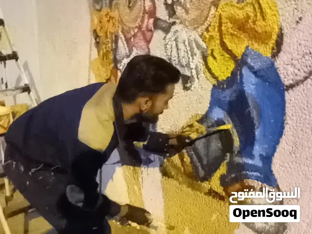 الرسام مصطفى عادل  لرسم كافة انواع الطلبات (رسم جداريات/لوحات زيتيتة/ لوحات اكريليك/لوحات مائية/ وال