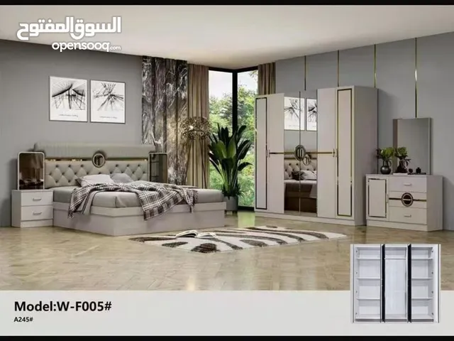 BEDROOM SET 7 PCS WITH MATTRES WITH FITTING/ غرف نوم مع دوشج مع ترکيب شامل