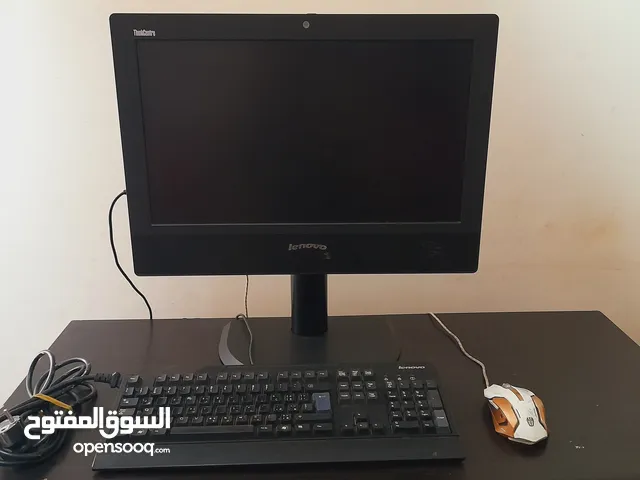كمبيوتر لينوفو 2 في 1 قوي بيشغل العاب قوية ومعاه كيبورد وماوس والشاشة شغالة بس فيها بقعه صغيرة