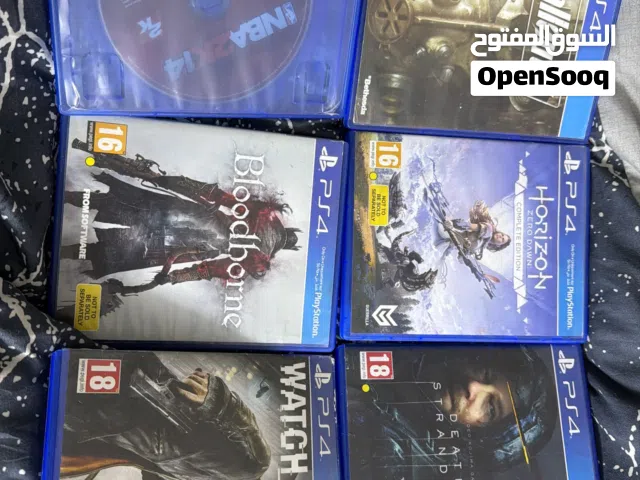 للبيع اشرطه بلستيشن4