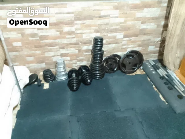 شنتة اوزان 30 كيلو كروم يورك  شنتة اوزان 15 كيلو كروم اصلي اوزان حديد و كوشوك و دمبلز  و بنش