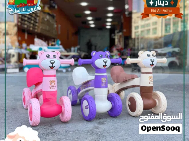 سيارة دفع قدم مع موسيقى نخب اول / تناسب من عمر 1 الي 4 حسب حجم الطفل .