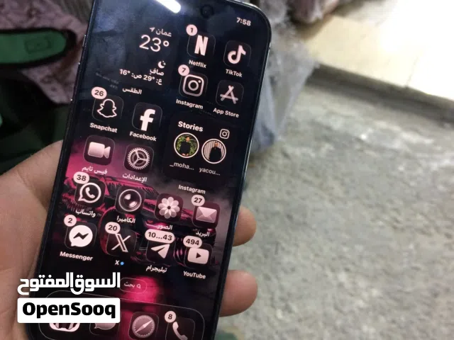 أبل آيفون 14 برو بنفسجي - مستعمل بحالة ممتازة، سعة 128 جيجابايت لعمر 2-3 سنوات