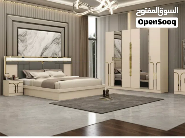 طقم غرفة نوم مودرن فاخرة من جبرين - J-6125
