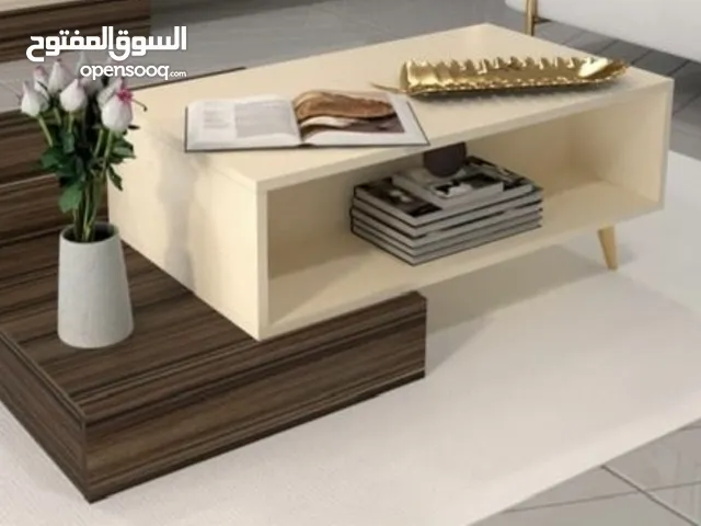 طاولة وسط خشب زان جديد غير مستعمل
