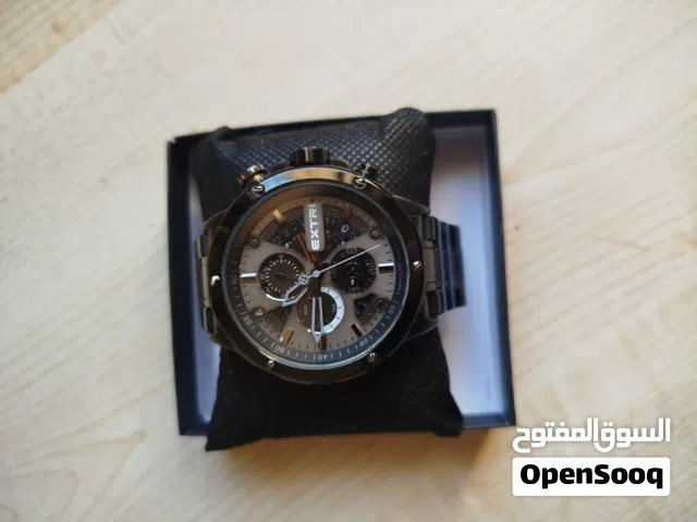 ساعة رجالية فخمة ماركة EXTRI بحالة ممتازة - تصميم رياضي أنيق