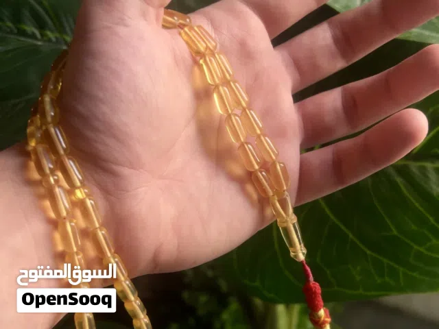 مسبحه كهرب عطش ذهب لرجال طبيعي 100%