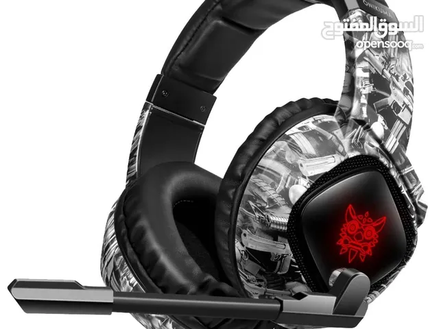 ONIKUMA K19 3.5mm Wired Gaming Headset -Grey سماعات سلكية ملونة اونيكوما
