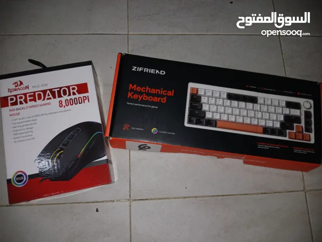 keyboard mechanical ZA68 + mouse redragon gaming M612 + mousepad (XL)