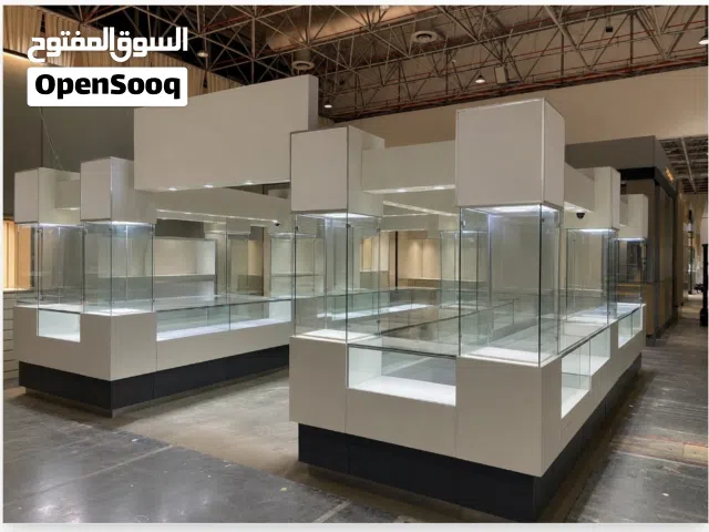**URGENT**Custom Retail Display Kiosk Units with Glass Showcases - Set of Modular Counters 6x6 Kiosk