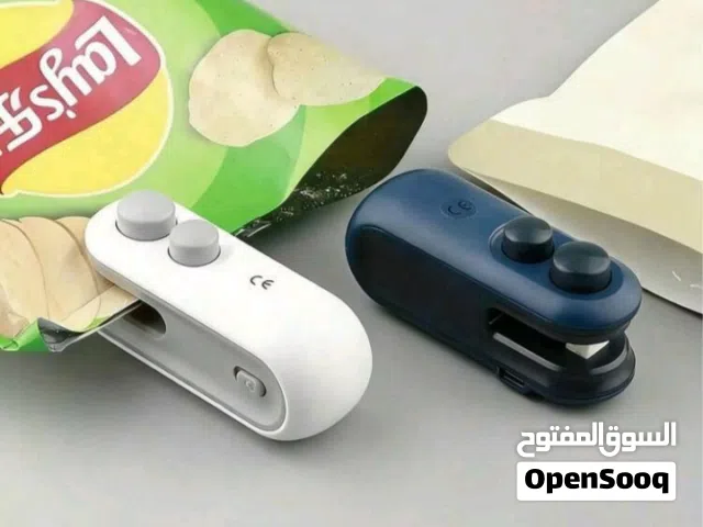 قطعة ختام لحفظ الاكياس الغذائية . بطارية قابلة لإعادة الشحن USB مدمجة .تختيم حراري للأكياس