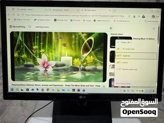 شاشة LG مقاس 22 بوصة Monitor LG  HD, LED, IPS,