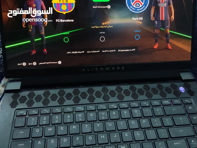 لابتوب للگيمنك وبرامج الهندسة والتصميم Alienware m15 r5 هي عبارة عن بيسي محمول