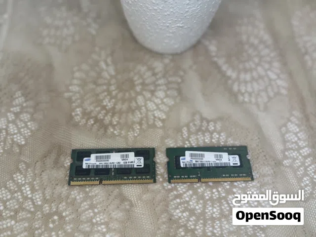 رامات لابتوب 8GB DDR3 سامسونج (4+4) أصلية