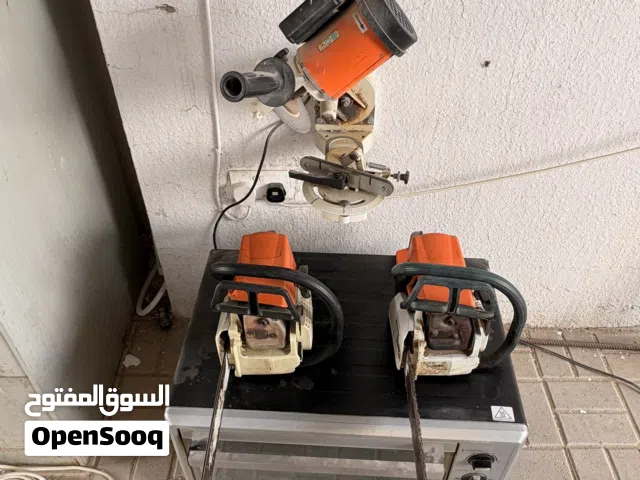 مكائن قص الأخشاب والحطب ومكينة سن السناجل من STHIL الالمانيه