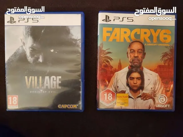 farcry 6 cd+ resident evil village ps5 cd+ pes ps4