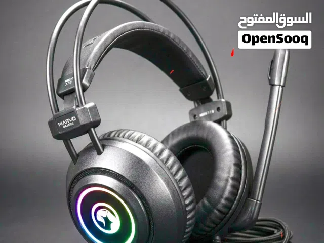 Used Marvo Gaming Headset - Perfect Condition (ONLY 3 KWD)  سماعة قيمنق مارفو استعمال خفيف - 3 د.ك