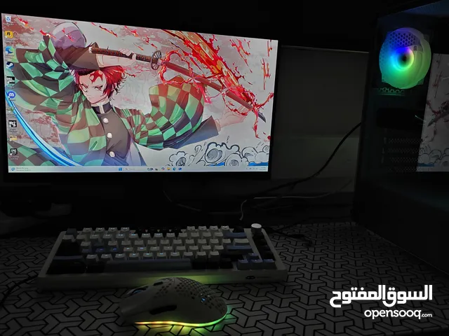 كمبيوتر ألعاب قوي يشغل قراند و كول أوف ديوتي بسلاسة - مع شاشة وملحقات كاملة